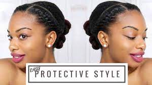 Short, black afro hairstyles are great for when you are first growing out your natural tresses. The Perfect Twisted Bun Natural Hair Relaxed Hair Transitioning To Natural Hair Youtube