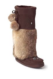 Manitobah Mukluks Genuine Rabbit Fur Sheepskin Lined Tall Kanada Mukluk Nordstrom Rack