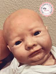 LEVIATHAN by Toby Morgan blank vinyl reborn cuddle head. TRU BORN