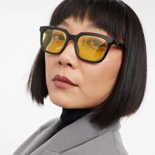 Holly Glossy Amber Blue Light Glasses Barner Brand