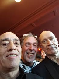 Many moons ago, with ex Syd Lawrence members: Terry Reaney (front centre)  Norman Brown (Tenor) and Derek Southcott Trombone :)