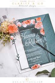 Floral Wedding Invitations Clarity Co Wedding Invitations Wedding Invitations Online Floral Wedding Invitations