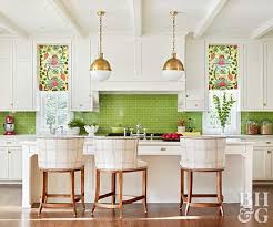 Find kitchen backsplash ideas from the latest trends along with classic styles and diy installation advice. Home Living Blog Green Kitchen Tile Backsplash