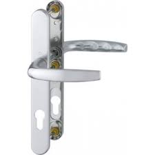 Spioncini porta, mostrine e bocchette. Maniglia Per Porte Finestre Con Placca Stretta Hoppe Serie Atlanta In Alluminio Spessore Porta 67 72 Mm Finitura Argento Tuttoferramenta