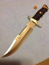 Found pages about andujar knives. Andujar Cutlery Of Spain Vintage 440 13 Heavy Solid Hunting Bowie Knife W Saw 1551967272