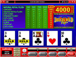 Free poker game deuces wild is a ten play online poker game where all 2's are wild cards. Deuces Wild Video Poker From Microgaming To Play Online