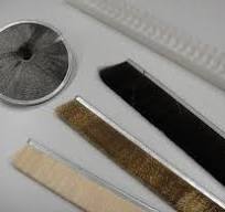 Rigid Metal Back Strip Brushes , Metal Channel Strip Brushes 3.2mm Width