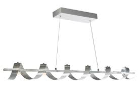 Orren Ellis Aquilino 6 Light Kitchen Island Geometric Led Pendant Reviews Wayfair