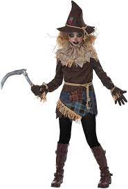 Here is how to do your face paint or makeup. Creepy Scarecrow Child Costume Medium Amazon De
