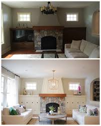 Here is my living room prior to the ikea quick and easy makeover! A Family Room Before After Emily A Clark
