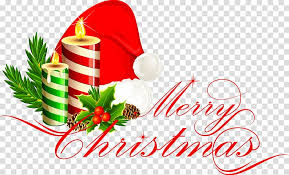 Santa Claus Christmas Hand Painted Red Christmas Hat Letter Candles Transparent Background Png Clipart Hiclipart