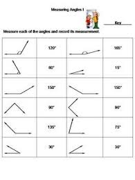 Measuring Angles Practice Worksheets Freebie Teaching Math Math Curriculum Gre Math