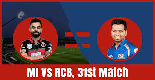When is rcb vs mi? Mi Vs Rcb Dream11 Cricket Prediction 31st Match Ipl 2019