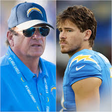 QB Justin Herbert speaks to the media