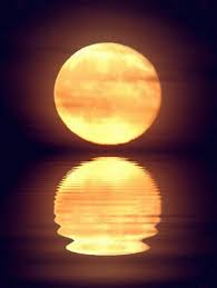 Good Night Sleep Tight As The Moon Reflects Its Light And Image Over The Water Sun And Stars Sun Moon Stars Stars And Moon