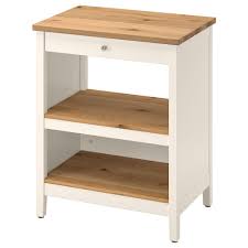 Tornviken Kitchen Island Off White Oak Width 28 3 8 Ikea Freestanding Kitchen Island Ikea Kitchen Stand