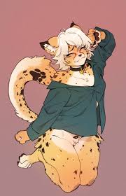 Rule 34 - Absurd Res Anthro Aurora (spacecamper) Bottomless Cheetah Choker  Closed Eyes Clothed Clothing Cute Fangs Felid Feline Female Fluffy Fluffy  Tail Footprint Fur Genitals Glacierclear Hair Hi Res Jewelry Kneeling