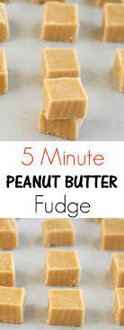 5 Minute Microwave Peanut Butter Fudge Recipe Easy Peanut Butter Microwave Peanut Butter Fudge Microwave Fudge