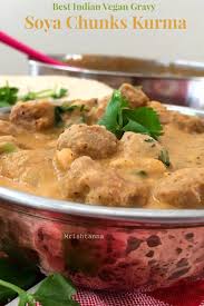Soya Chunks Kurma Recipe Recipes Cooking Kurma Recipe