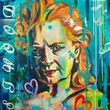 Behind the Eyes Painting by Abby Browne