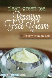 green tea repairing face cream recipe