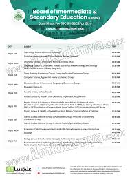 Final result (sbc to general) for the post of. Bise Lahore Board Hssc Date Sheet 2021 Hssc Date Sheet 2021 Lahore Board