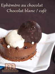 Ephemere Chocolat Chocolat Blanc Cafe Macaronette Et Cie Chocolat Blanc Dessert Chocolat