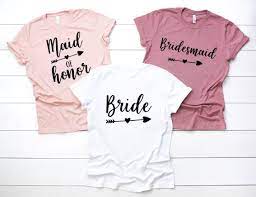 Bridal Party Shirts Bride Tee Bachelorette Tee Bridesmaid Shirt Maid Of Honor Shirt Wedding Tee Bridal Party Shirts Wedding Tee Bride Tee