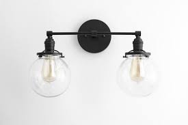 Black Vanity Light Fixture Bathroom Vanity Black Light Etsy Light Fixtures Bathroom Vanity Black Vanity Light Black Light Fixture