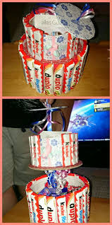 Sussigkeiten Torte Zum Ersten Geburtstag Verschenkt Gefullt Mit Kleinen Leckerereien Und Einem Gutsc Kinder Riegel Hochzeitstorte Kinderriegel Torten Basteln