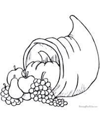 Free, printable mandala coloring pages for adults in every design you can imagine. Thanksgiving Cornucopia Coloring Pages