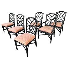 Maybe you would like to learn more about one of these? Bamboo Chinoiserie Style Dining Chairs By Palecek Set Of 6 At 1stdibs
