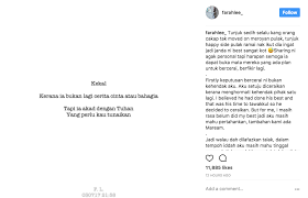 Punca disebabkan pihak ketiga juga tidak benar sama sekali. Kalau Orang Tengok Macam Tiada Maruah Farah Lee Kongsi Proses Cerai Usaha Selamatkan Rumahtangganya