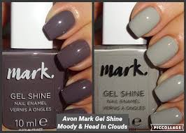 Wendy S Delights Avon Mark Gel Shine Nail Enamels Moody Head In Clouds Avonuk Mymark Nails Avon Mark My Nails