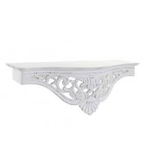 Codes promo, ventes flash, livraison offerte, trouvez le produit de vos rêves à prix réduit ! Etagere Murale En Bois Sculpte Ceruse Blanc