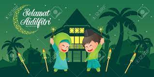 More by jeann apps studio. Selamat Hari Raya Aidilfitri Vector Illustration With Cute Muslim Royalty Free Cliparts Vectors And Stock Illustration Image 102577061