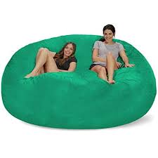 This shredded memory foam fill from xtreme comforts is a perfect fillings for bean bags, love seats, couches, and upholstery. Big Sofa With Soft Micro Fiber Cover Brown Pebble Huge 6 Memory Foam Furniture Bag And Large Lounger Chill Sack Bean Bag Chair Bean Bags