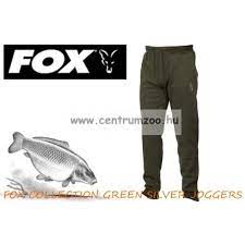FOX COLLECTION GREEN SILVER JOGGERS melegítő nadrág (CCL019)
