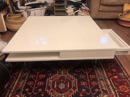 Tofteryd coffee table, high gloss white, 37 3/8x37 3/8. Best Ikea Tofteryd Coffee Table High Gloss White For Sale In The Beaches Ontario For 2021