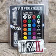 Video youtube dibawah hanyalah ilustrasi fungsi dan penggunaan produk. Jual Sepasang Lampu Senja T10 Rgb Plus Remote 16 Warna Motor Atau Mobil Jakarta Barat Kaliwungu Murah Tokopedia