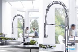 Grohe eurosmart 30260002 mitigeur de cuisine, avec aérateur monté dans un trou. Robinet De Cuisine Professionnel Grohe K7 Espace Aubade