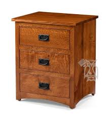 An open shelf offers easy access to nighttime essentials, and the white marble tabletop adds a striking contrast against the dark wood. Hoot Judkins Furniture Simply Amish Amish Crafted Solid Character Quartersawn White Oak San Miguel Nightstand Shown In Michaels Finish