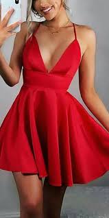 Pin By Yassmin On Styles ستايلات In 2020 Short Red Prom Dresses Homecoming Dresses Short Red Prom Dress