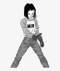 Below his hair lies two gold android 17 was portrayed as more than an anarchist and it was later revealed that he hated cybernetics, and android 18 exposed. Android 17 Dbs Manga 530x887 Png Download Pngkit