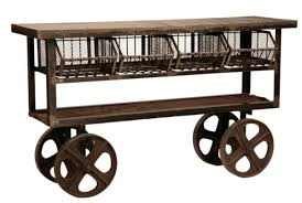 urban industrial trolley with metal