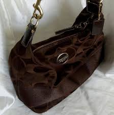 Coach Black And Brown Purse Coach H1159 F18039 Dark Brown Hobo Bag With Images Hobo Bag Bags Hobo