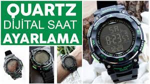 quartz dijital saat ayarlama quartz saat alarm ayarlama quartz marka saat takvim saat ayarlama youtube