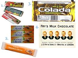 Frys chocolate bars orange raspberry peppermint cream gift stocking filler. Fry S Chocolate Cream Sq 2