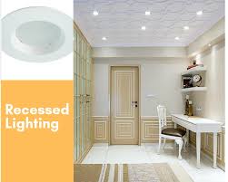 Recessed lights will do wonders for any place you want good lighting and an uncluttered look. What Are The Different Types Of False Ceiling Lights The Urban Guide