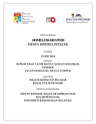 Contoh kertas kerja program sekolah. Kertas Kerja Homeless By Siti Hanisa Flipsnack